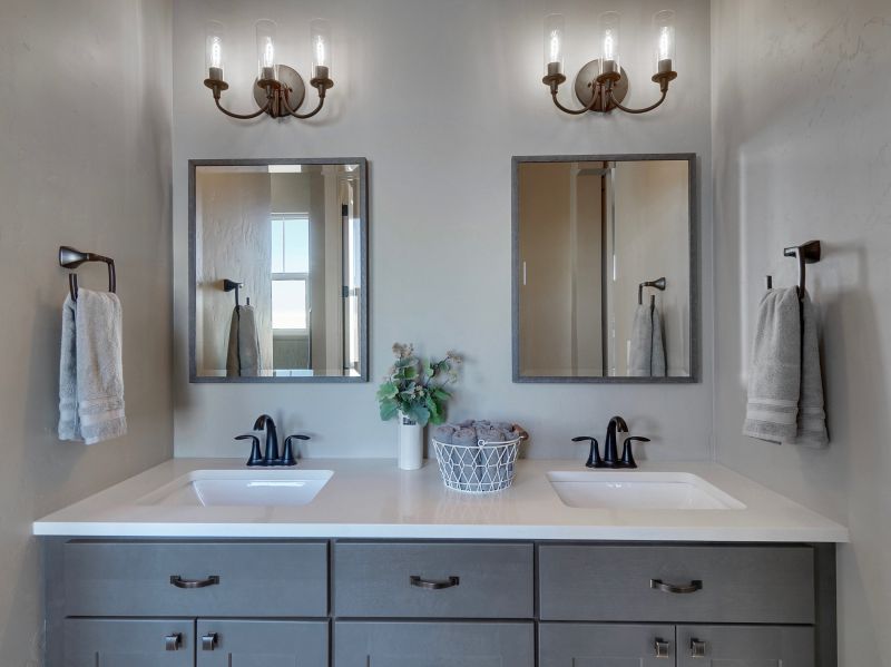 Stylish Vanity and Fixtures